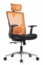 Кресло Степ RCH A2320 (сетка оранжевая/ткань черная)