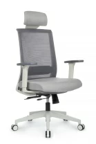 Кресло Style 6215A-1 (сетка серая/ткань серая)