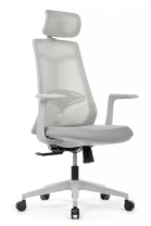 Кресло Гем 6230A-HS (ткань/сетка серая)