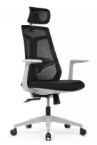 Кресло Gem 6230A-HS (ткань черная/сетка )