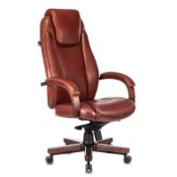 Кресло Бюрократ T-9923WALNUT (кожа коричневая)